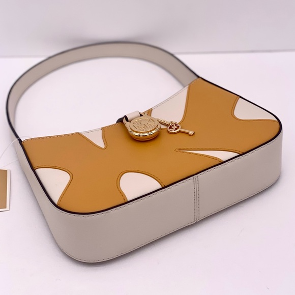 Michael Kors Lyra Small Color-Block Pochette Shoulder Purse - Picture 8 of 16